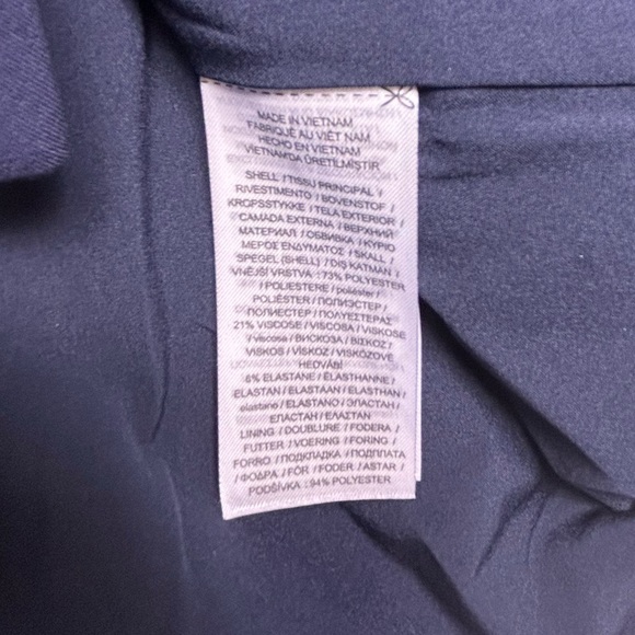 NWT Lauren Ralph Lauren Metallic Trim Twill Military Jacket ⚓️ Nautical Navy 16 - Picture 13 of 16